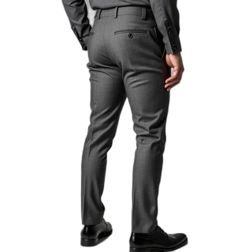 jacket, staff, monochrome, dark, men, grey, check, trousers transparent PNG cut-out