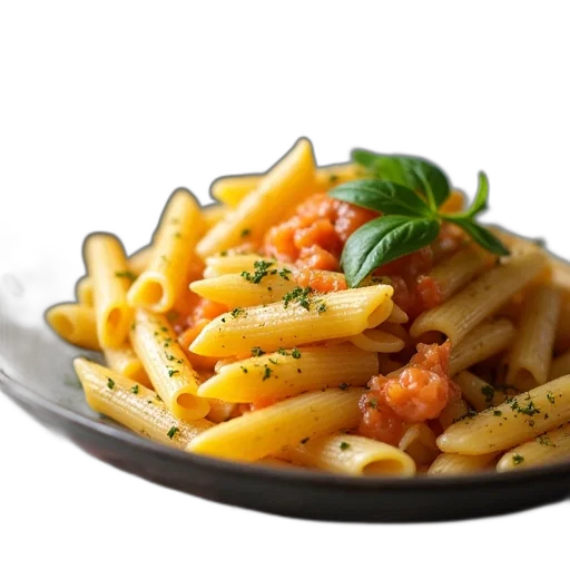 food, photorealistic, 3d render, atkinss, cuisine, penne transparent PNG cut-out
