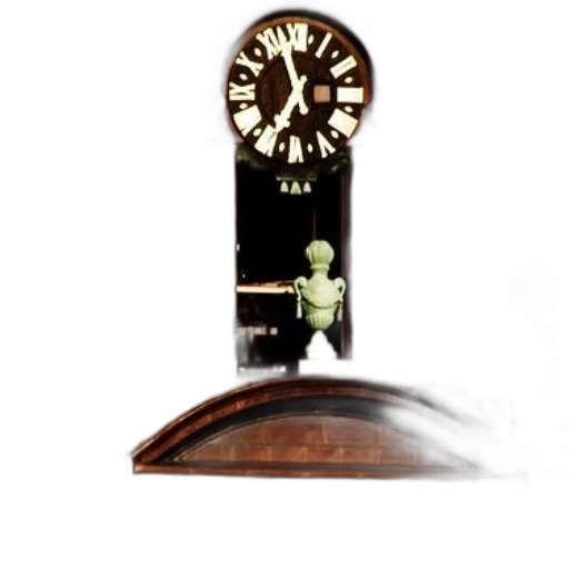 staff, furniture, jewelry, 3d render, photorealistic, clock, tower, roman transparent PNG cut-out