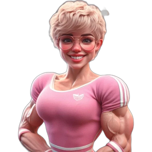 weapon, staff, face, concept art, 3d render, cartoon, photorealistic, muscular transparent PNG cut-out