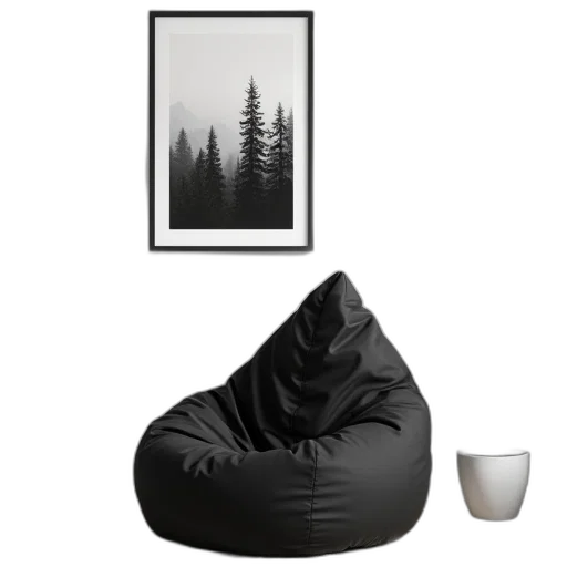 furniture, tree, hat, photorealistic, concept art, 3d render, forest, monochrome transparent PNG cut-out