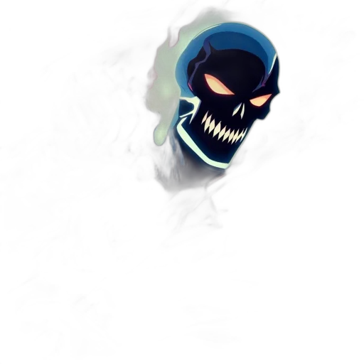 mask, face, robot, creature, comic book art, concept art, pixel art, 3d render transparent PNG cut-out