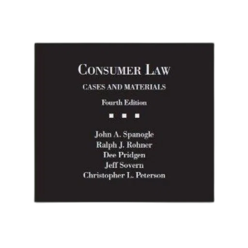 cover, consumer, law, cases, materials, fourth, edition, featuring transparent PNG cut-out