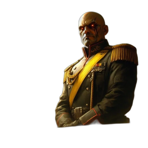 staff, jacket, face, crown, concept art, 3d render, photorealistic, pixel art transparent PNG cut-out