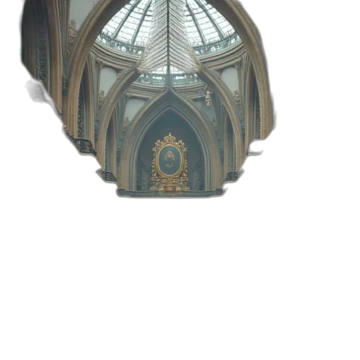 crown, jewelry, building, hat, 3d render, concept art, photorealistic, fantasy art transparent PNG cut-out