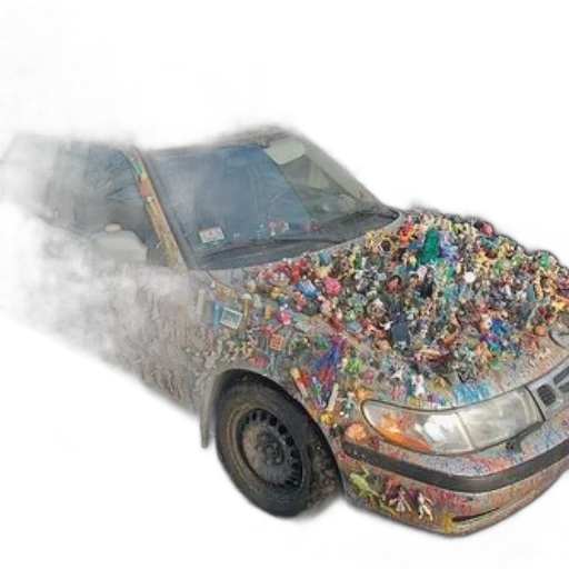 car, weapon, jewelry, robot, 3d render, photorealistic, concept art, fire transparent PNG cut-out