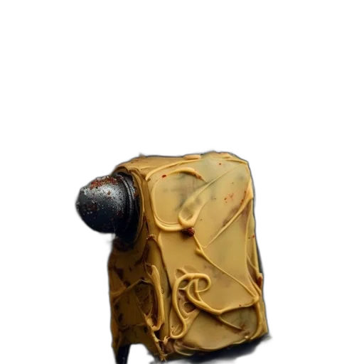 bottle, robot, mask, weapon, 3d render, photorealistic, concept art, fantasy art transparent PNG cut-out