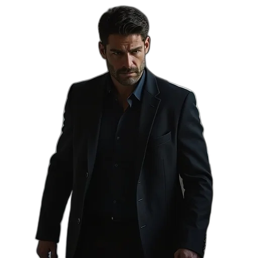 jacket, staff, weapon, concept art transparent PNG cut-out