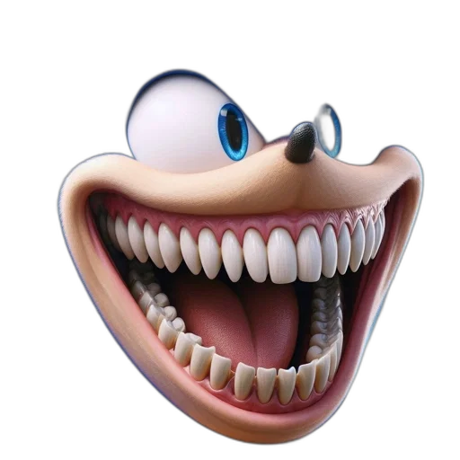 face, mask, creature, animal, 3d render, concept art, photorealistic, cartoon transparent PNG cut-out