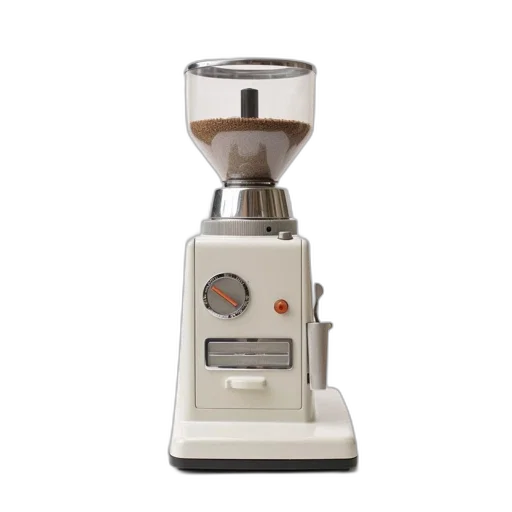 robot, staff, modern, coffee, grinder, transparent, bowl, sleek transparent PNG cut-out
