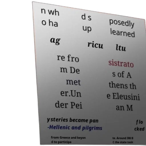poster, text, about, eleusinian, mysteries, mentioning, eleusis, mysterious transparent PNG cut-out