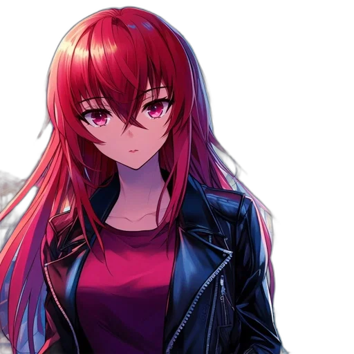 jacket, weapon, face, anime, pixel art, concept art, photorealistic, neon lights transparent PNG cut-out