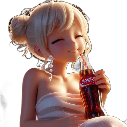 bottle, food, dress, weapon, photorealistic, 3d render, anime, concept art transparent PNG cut-out