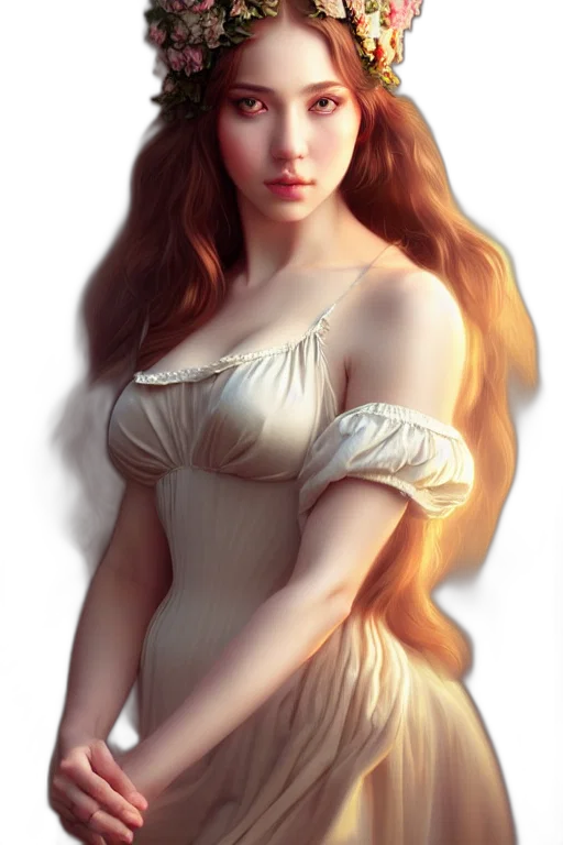 dress, crown, jewelry, hair transparent PNG cut-out