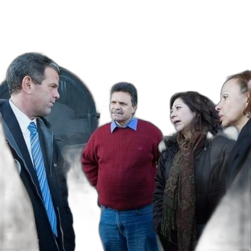 snow, outer space, city street, group transparent PNG cut-out