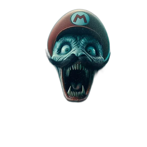 mask, creature, hat, face, 3d render, concept art, photorealistic, fantasy art transparent PNG cut-out