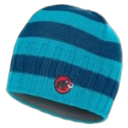 hat, jacket, 3d render, blue, black, striped, beanie, red transparent PNG cut-out
