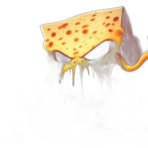food, umbrella, creature, animal, concept art, watercolor, 3d render, photorealistic transparent PNG cut-out