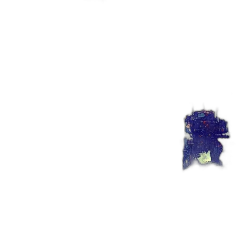 creature, robot, flower, crown, pixel art, 3d render, vaporwave, concept art transparent PNG cut-out