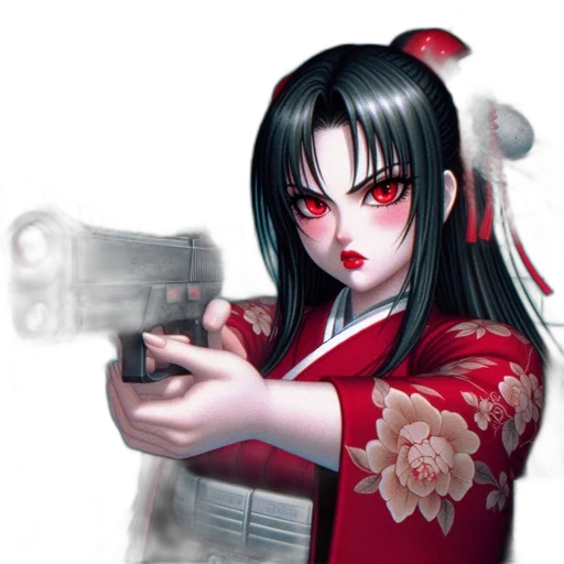 weapon, staff, concept art, anime, fantasy art, photorealistic, red, anime-style transparent PNG cut-out
