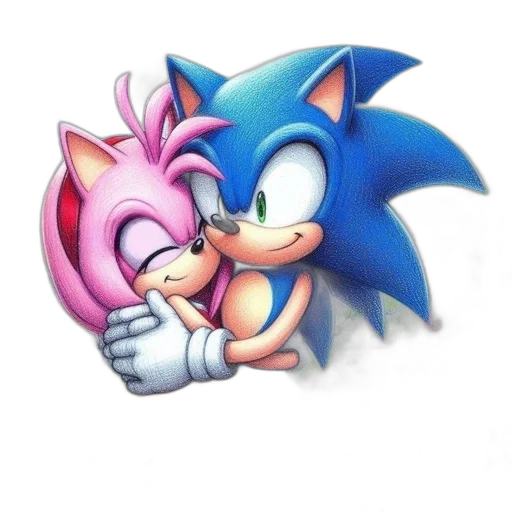 animal, concept art, vaporwave, pixel art, 3d render, blue, sonic, hedgehog transparent PNG cut-out
