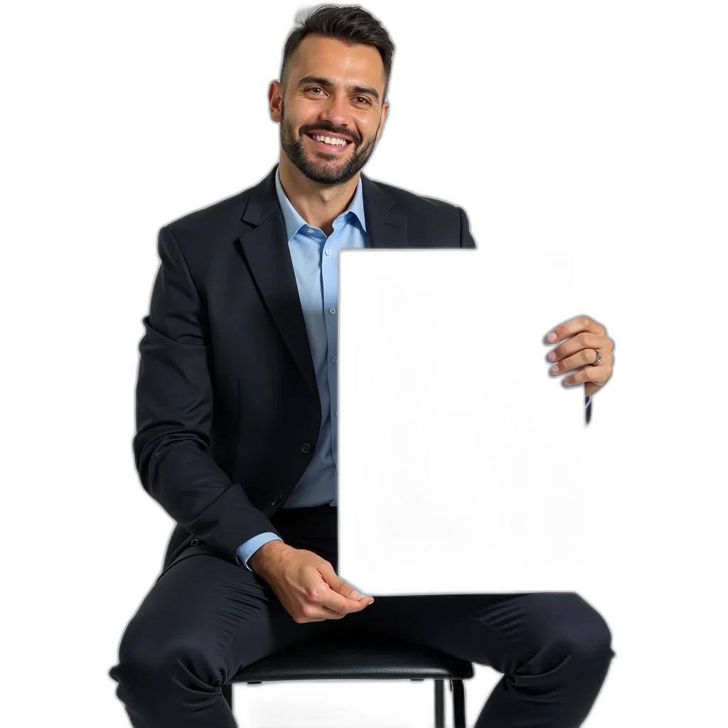 staff, furniture, jacket, face, photorealistic, 3d render, concept art, man transparent PNG cut-out