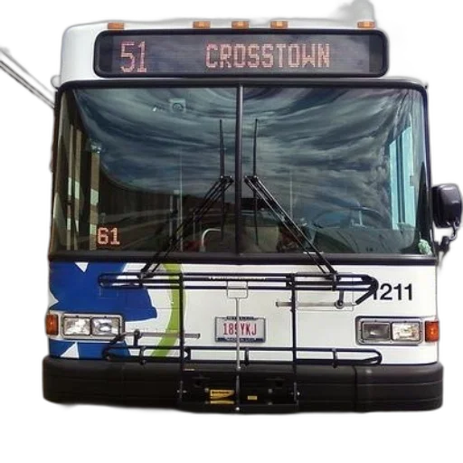 photorealistic, concept art, white, bus, number, parked, front, building transparent PNG cut-out