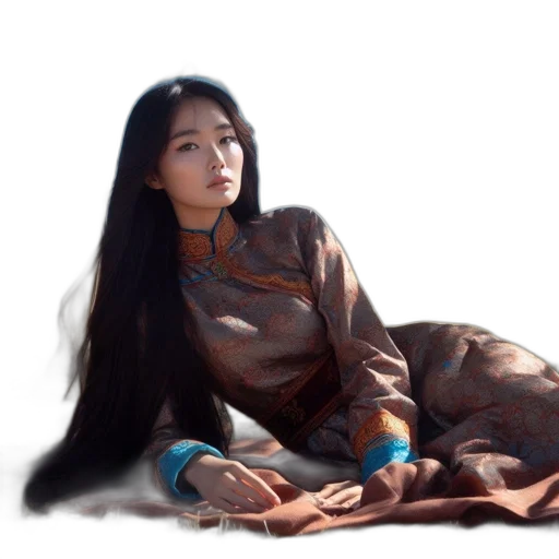 dress, jewelry, dragon, hair, oil painting, photorealistic, fantasy art, concept art transparent PNG cut-out
