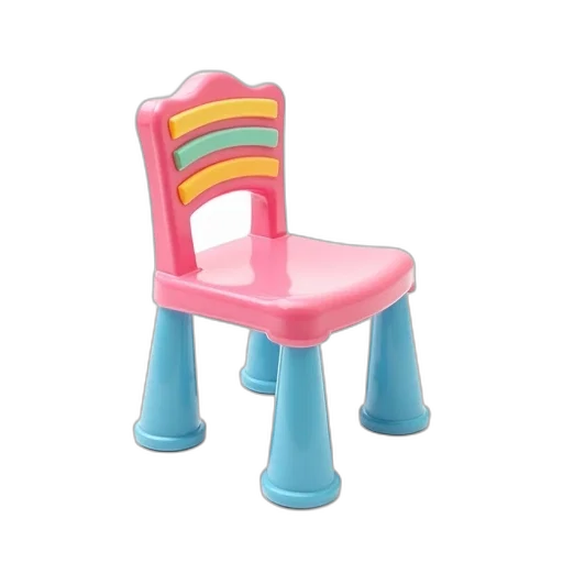 furniture, shoes, 3d render, vaporwave, pastel, neon, colorful, plastic transparent PNG cut-out