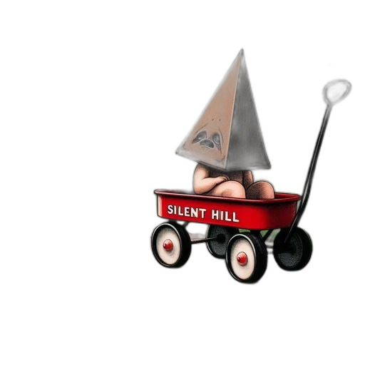 umbrella, hat, car, animal, 3d render, concept art, photorealistic, character transparent PNG cut-out