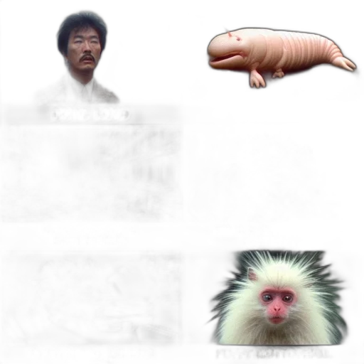 animal, creature, face, staff, concept art, photorealistic, pixel art, 3d render transparent PNG cut-out