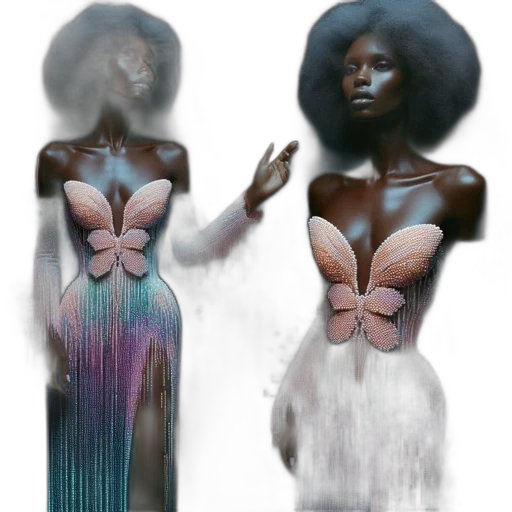 dress, hair, concept art, fantasy art, watercolor, photorealistic, pastel, earth tones transparent PNG cut-out