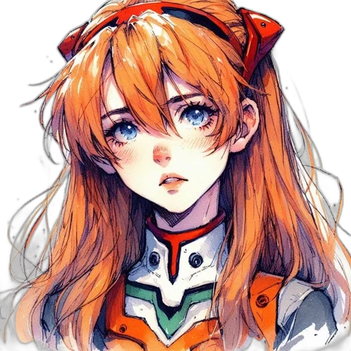 face, robot, staff, mask, anime, watercolor, pixel art, concept art transparent PNG cut-out