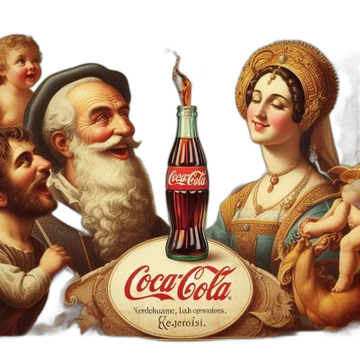 bottle, food, photorealistic, oil painting, concept art, old, man, laughs transparent PNG cut-out