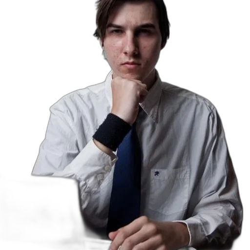 staff, face, jacket, weapon transparent PNG cut-out
