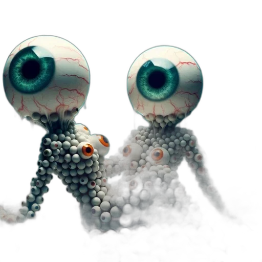 robot, mask, creature, concept art, 3d render, comic book art, pixel art, outer space transparent PNG cut-out