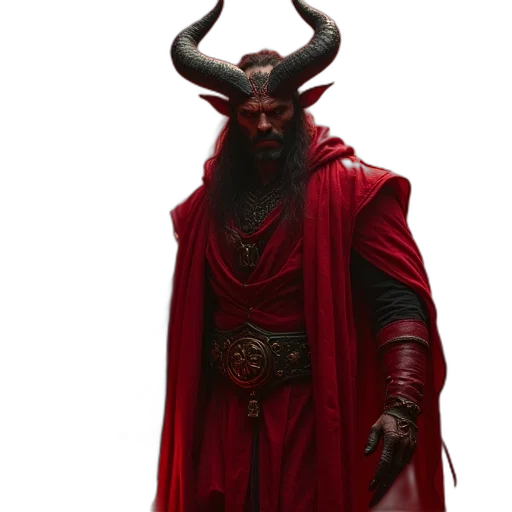 staff, dragon, concept art, fantasy art, 3d render, comic book art, red, demonic transparent PNG cut-out