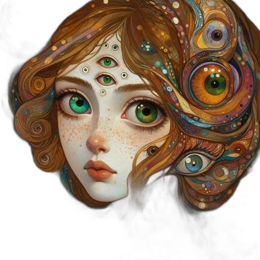 mask, face, jewelry, crown, fantasy art, concept art, oil painting, photorealistic transparent PNG cut-out