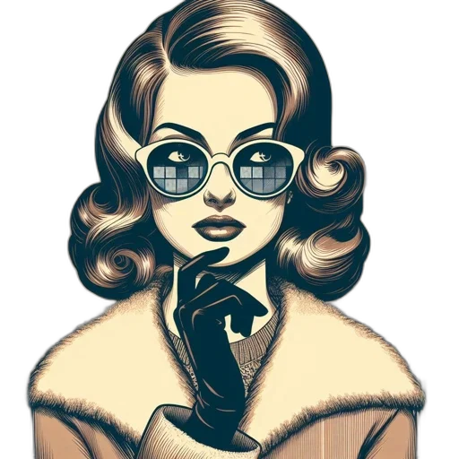 jewelry, staff, cartoon, comic book art, pixel art, fantasy art, monochrome, stylish transparent PNG cut-out