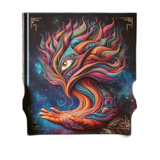 dragon, fantasy art, concept art, watercolor, fire, colorful, book, cover transparent PNG cut-out