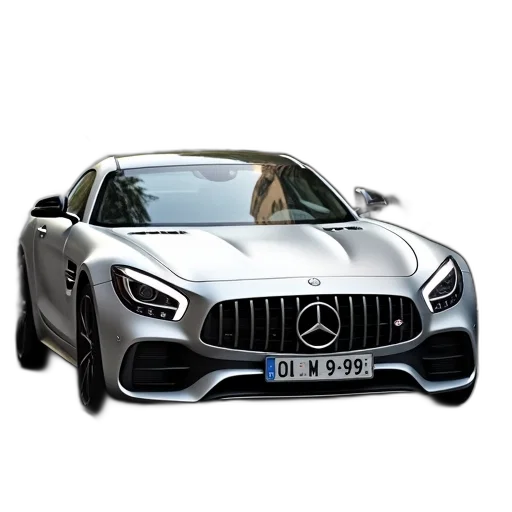 car, animal, weapon, 3d render, photorealistic, concept art, silver, mercedes-benz transparent PNG cut-out
