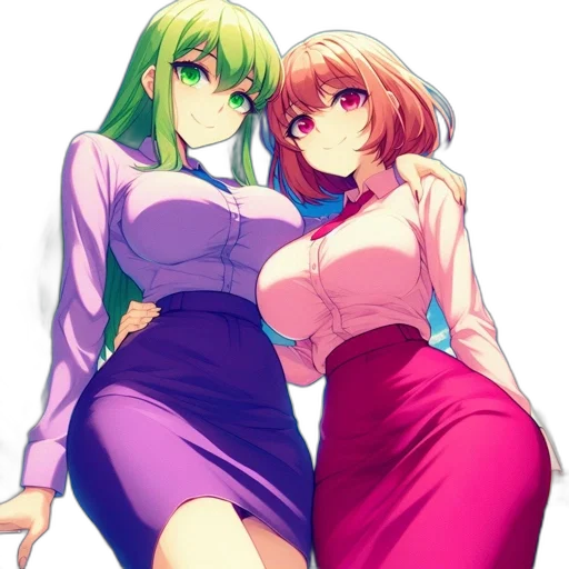dress, anime, vaporwave, pixel art, concept art, neon lights, forest, green transparent PNG cut-out