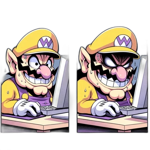 mask, face, concept art, pixel art, 3d render, vaporwave, two, panels transparent PNG cut-out