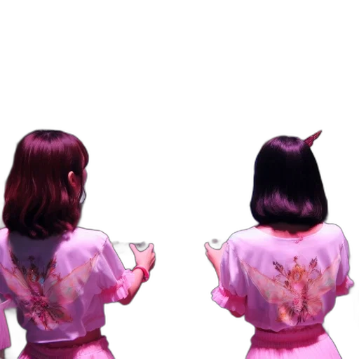 dress, mask, staff, jacket, 3d render, vaporwave, concept art, photorealistic transparent PNG cut-out