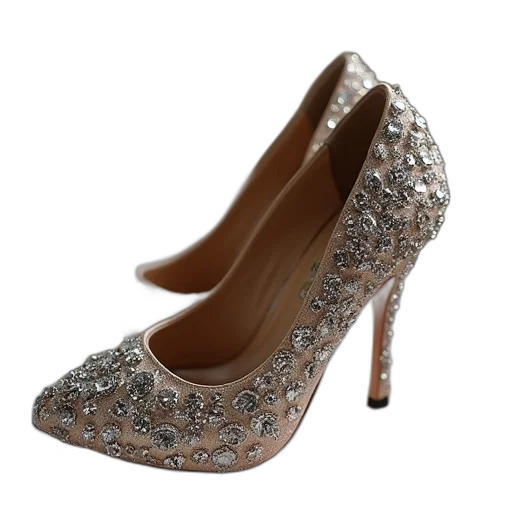 shoes, jewelry, jewel, embellished, court, heels transparent PNG cut-out