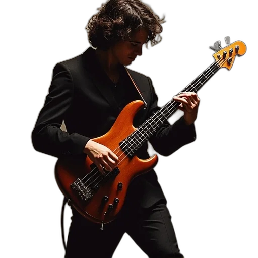 jacket, back, bass, method, solo, four, string, volume transparent PNG cut-out