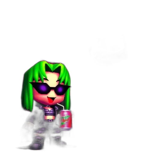 robot, bottle, weapon, jacket, pixel art, 3d render, vaporwave, cyberpunk transparent PNG cut-out