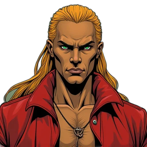 jacket, comic book art, concept art, strange transparent PNG cut-out