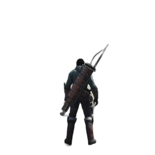 weapon, sword, staff, mask, concept art, 3d render, fantasy art, pixel art transparent PNG cut-out