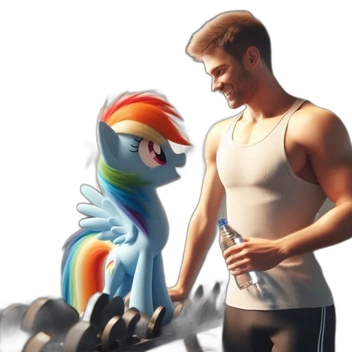 watercolor, concept art, photorealistic, well-lit, gym, man, wearing, workout transparent PNG cut-out